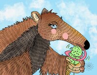 Art Prints Riley The Anteater