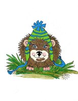 Art Prints Ty Hedgehog