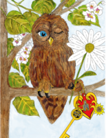 Greeting Cards Wilbur Owl