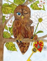 greeting-cards Wilbur Owl