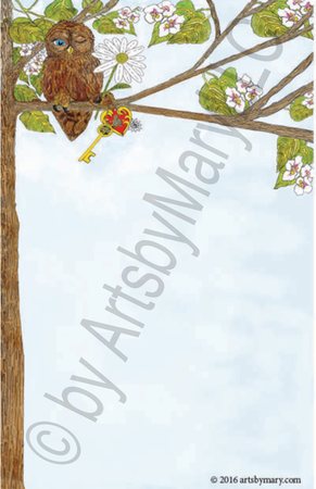 Notepads Wilbur Owl